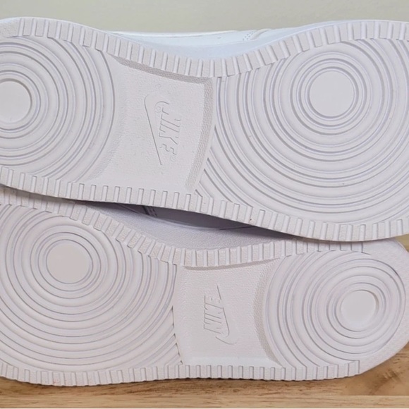 Women's Nike Court Vision Low Casual Shoes - Triple White CD5434_100 - Picture 14 of 14